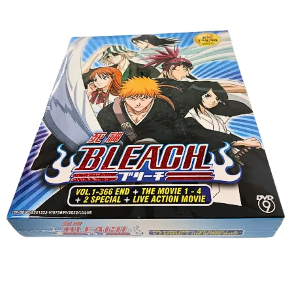 BLEACH + LIVE ACTION MOVIE – ANIME TV DVD (1-366 EPS+4 MOVIES+2 SP) SHIP FROM US