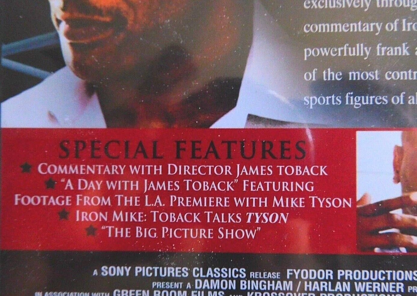 Mike Tyson A Film James Toback Film 2009 DVD Documentary Factory Sealed Boxing