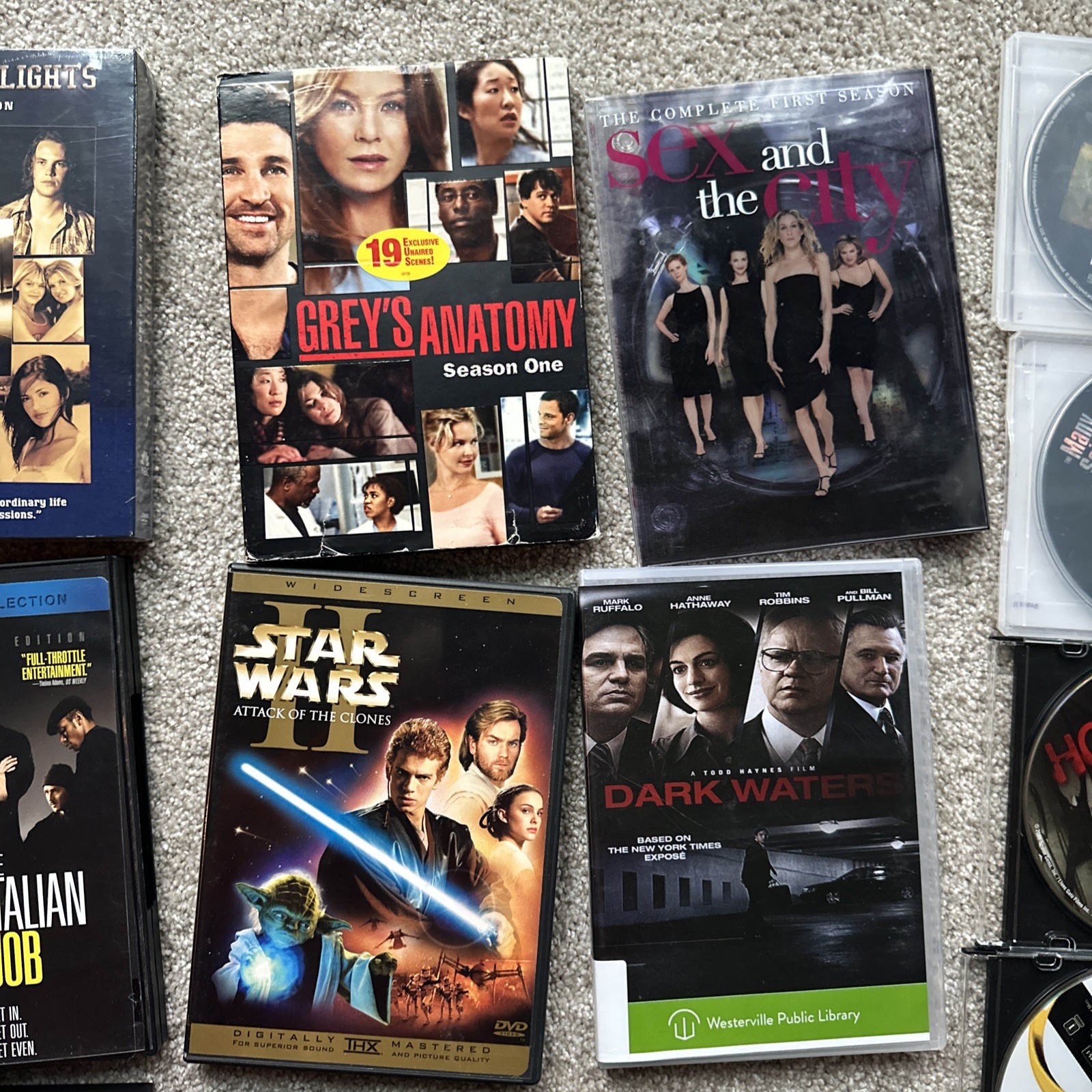 Lot of 20 Assorted tv shows Movies DVD Drama Action Comedy Thriller bulk