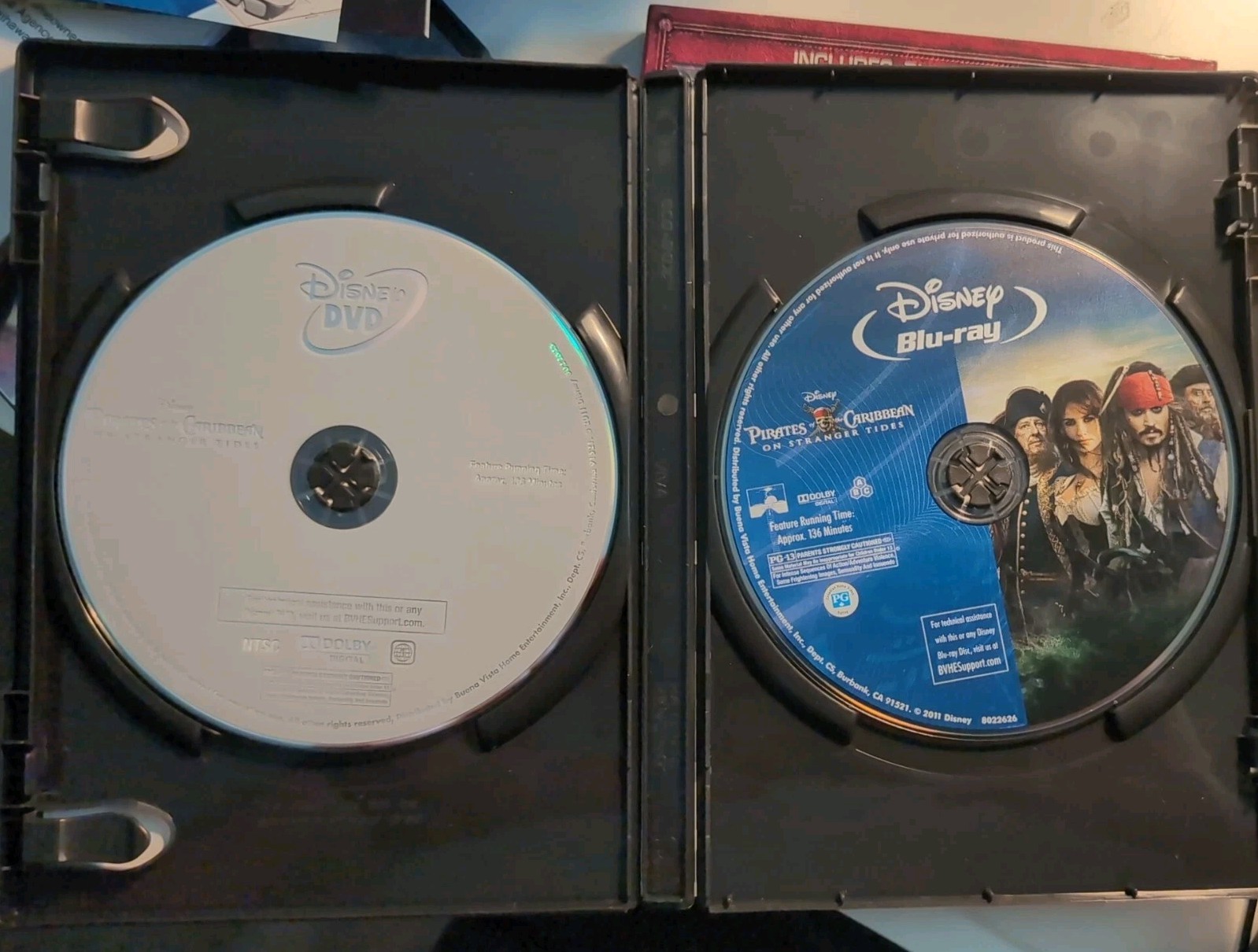 Pirates of the Caribbean: On Stranger Tides Includes DVD & BLU-RAY