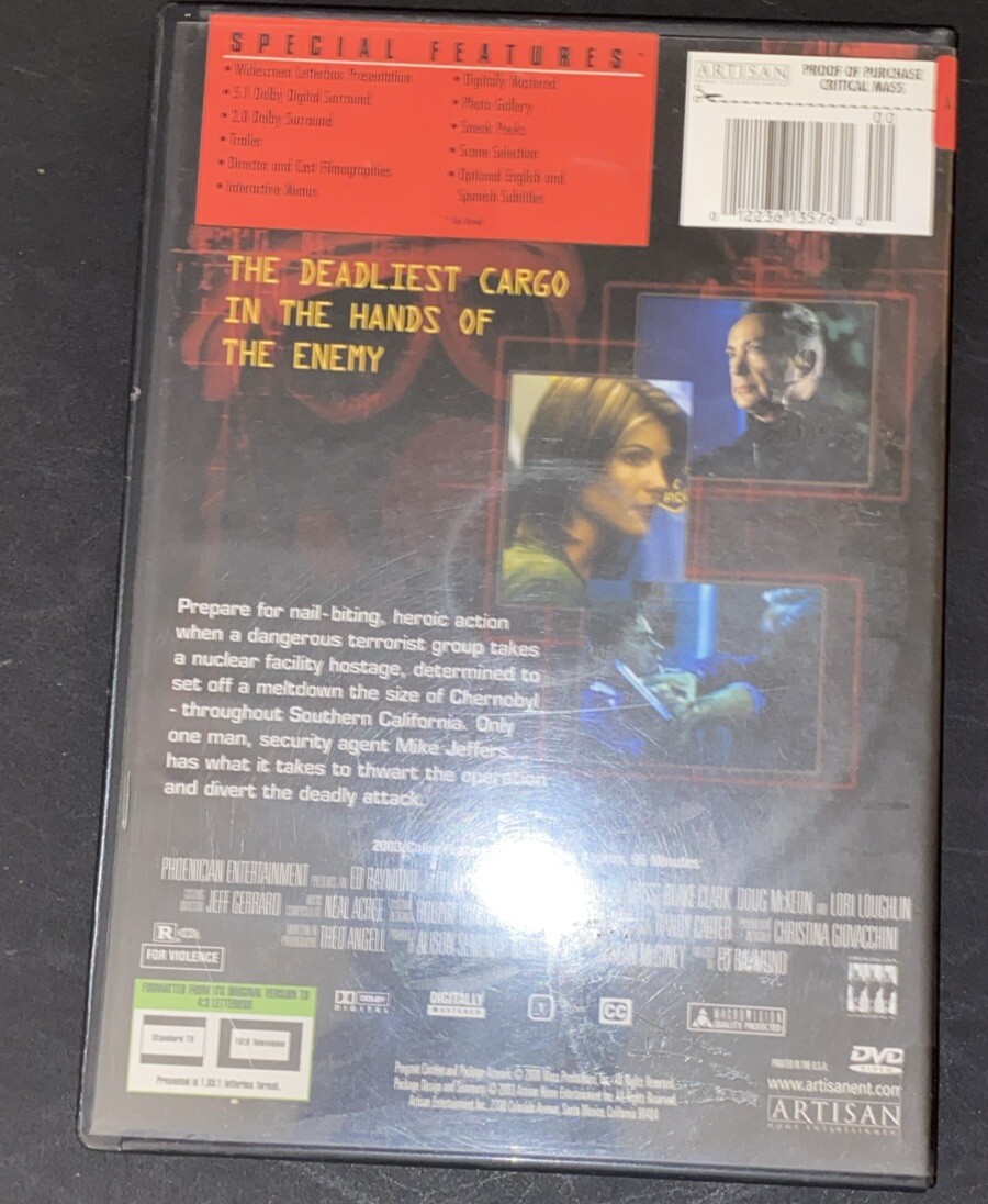 Critical Mass (Ex-Library DVD)