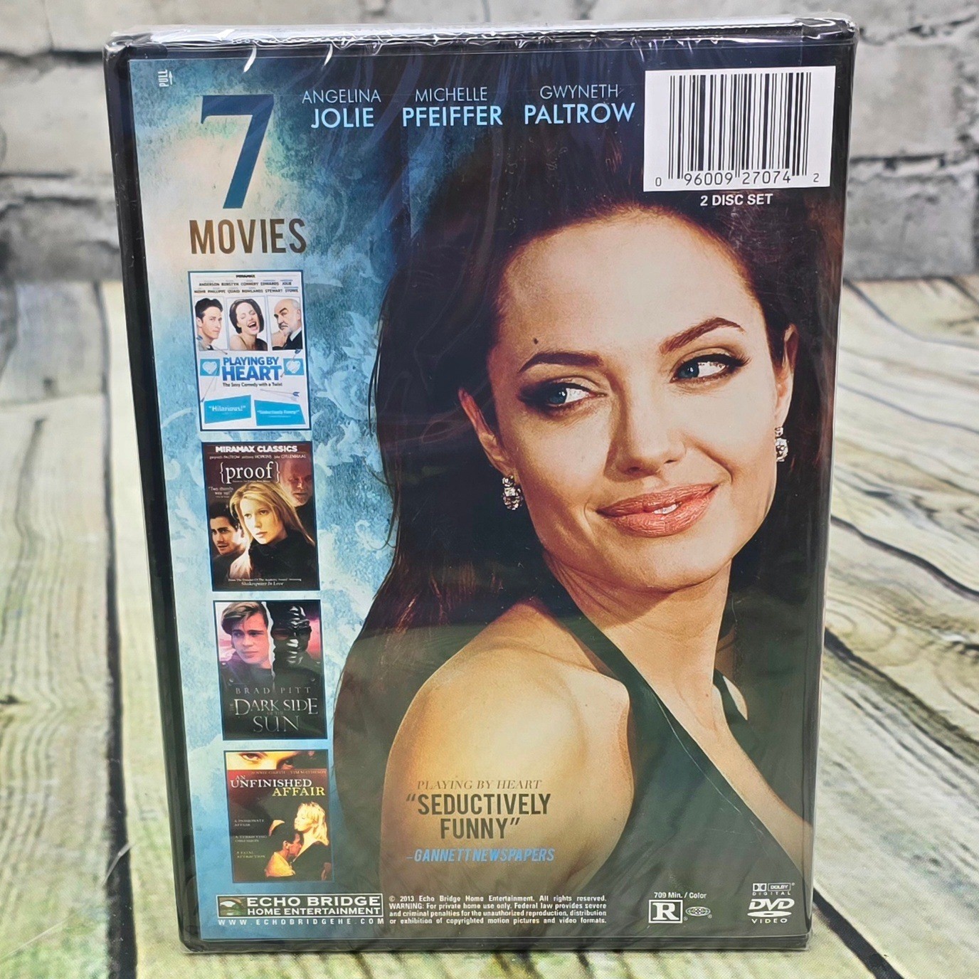 7 Movies Brad Pitt Angelina Jolie Jake Gyllenhaal 2-Disc DVD Set Drama Romance