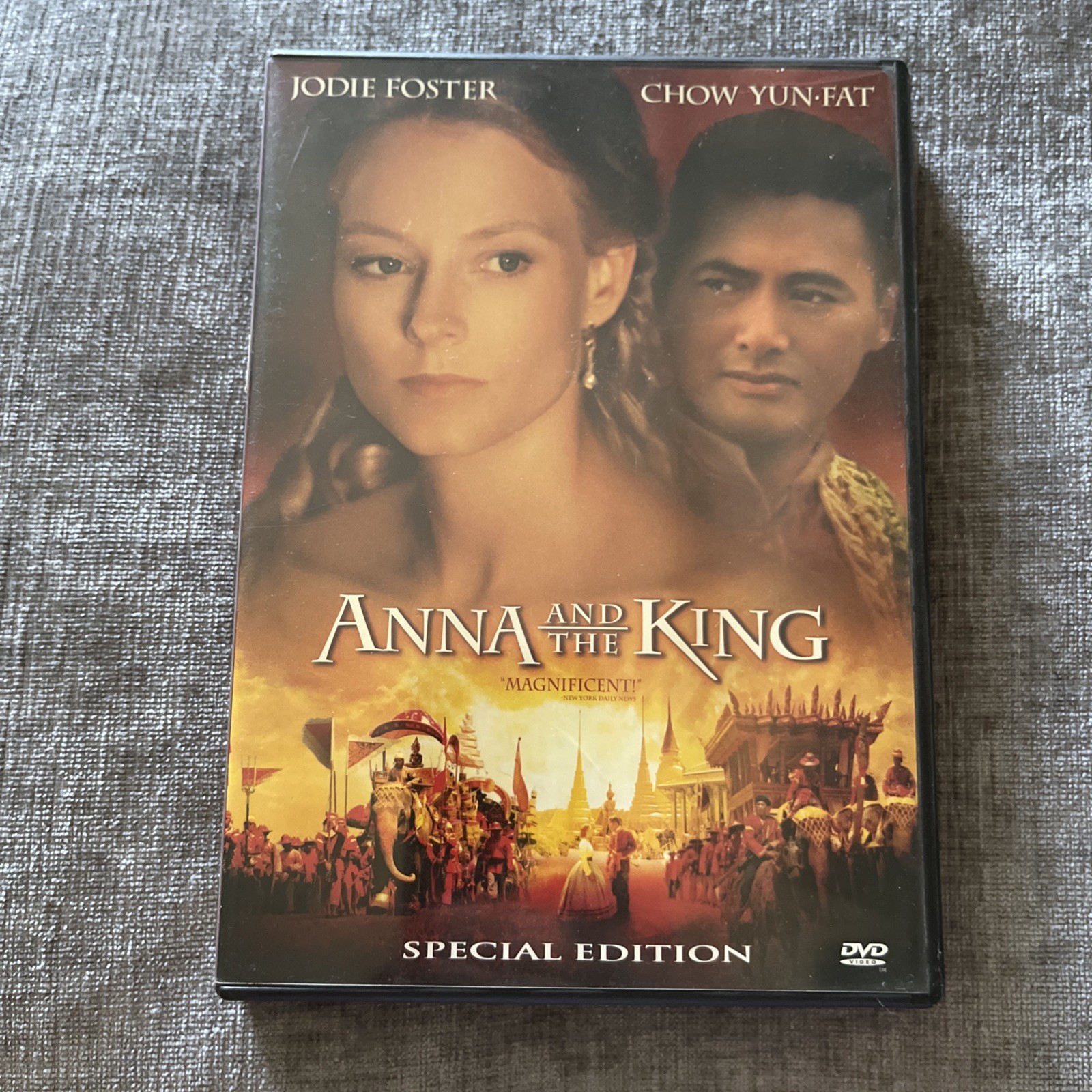 Anna and the King DVD, 1999 Jodie Foster, Chow Yun-Fat With Deleted Scenes