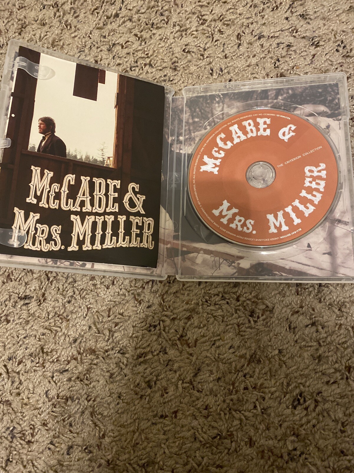 McCabe Mrs. Miller (Blu-ray Disc, 2016, Criterion Collection)