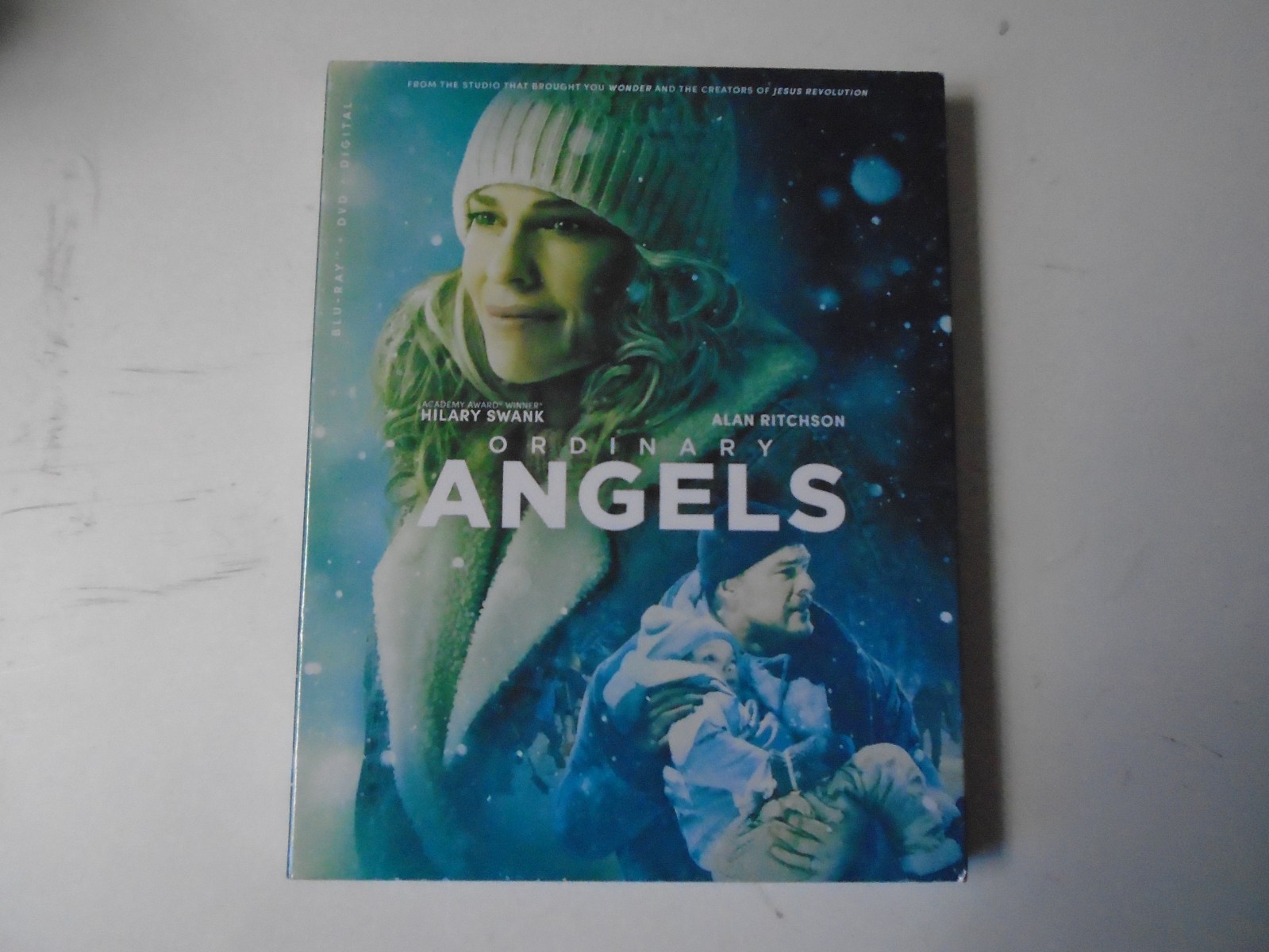 Ordinary Angels (DVD 2024) Hilary Swank Alan Ritchson Based On True Story