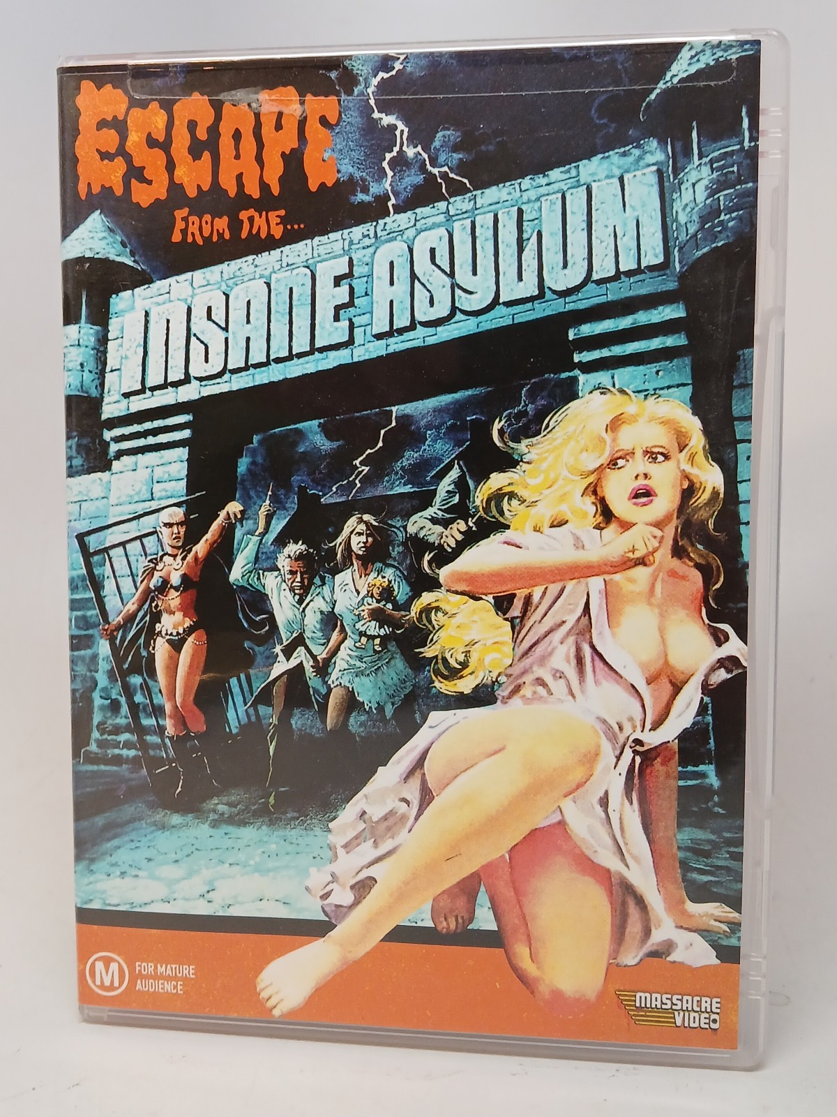 Escape From The Insane Asylum DVD Massacre Video Rare OOP 1986