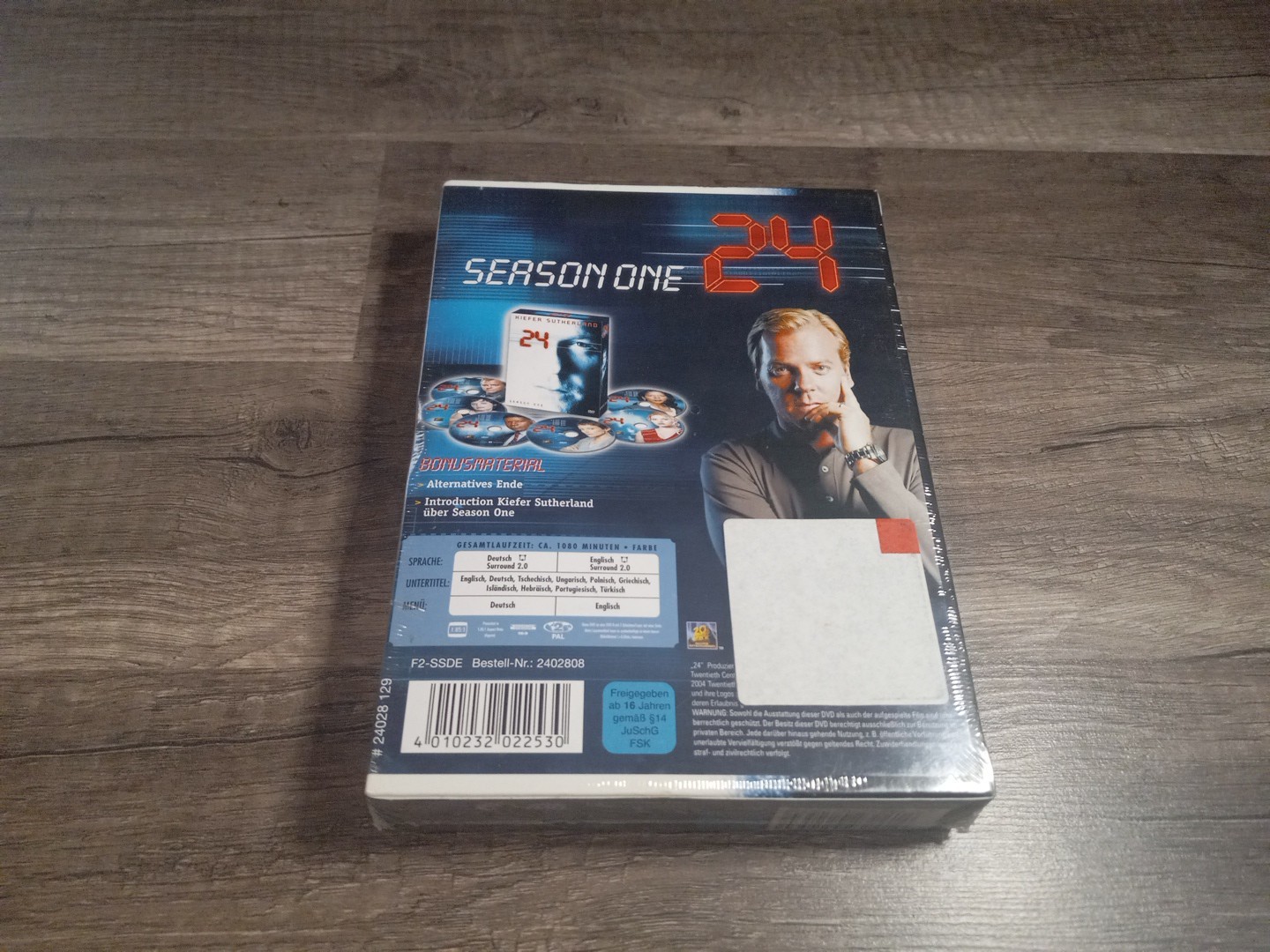 24 – Season 1 (6 Disc DVD-Set-2004~FSK-16) [Sutherland, Kiefer] NEU/OVP Region 2
