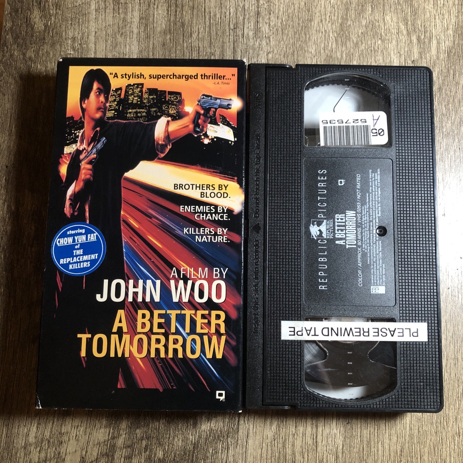 A Better Tomorrow (VHS 1994) John Woo Film Action Crime Drama Chow Yun Fat