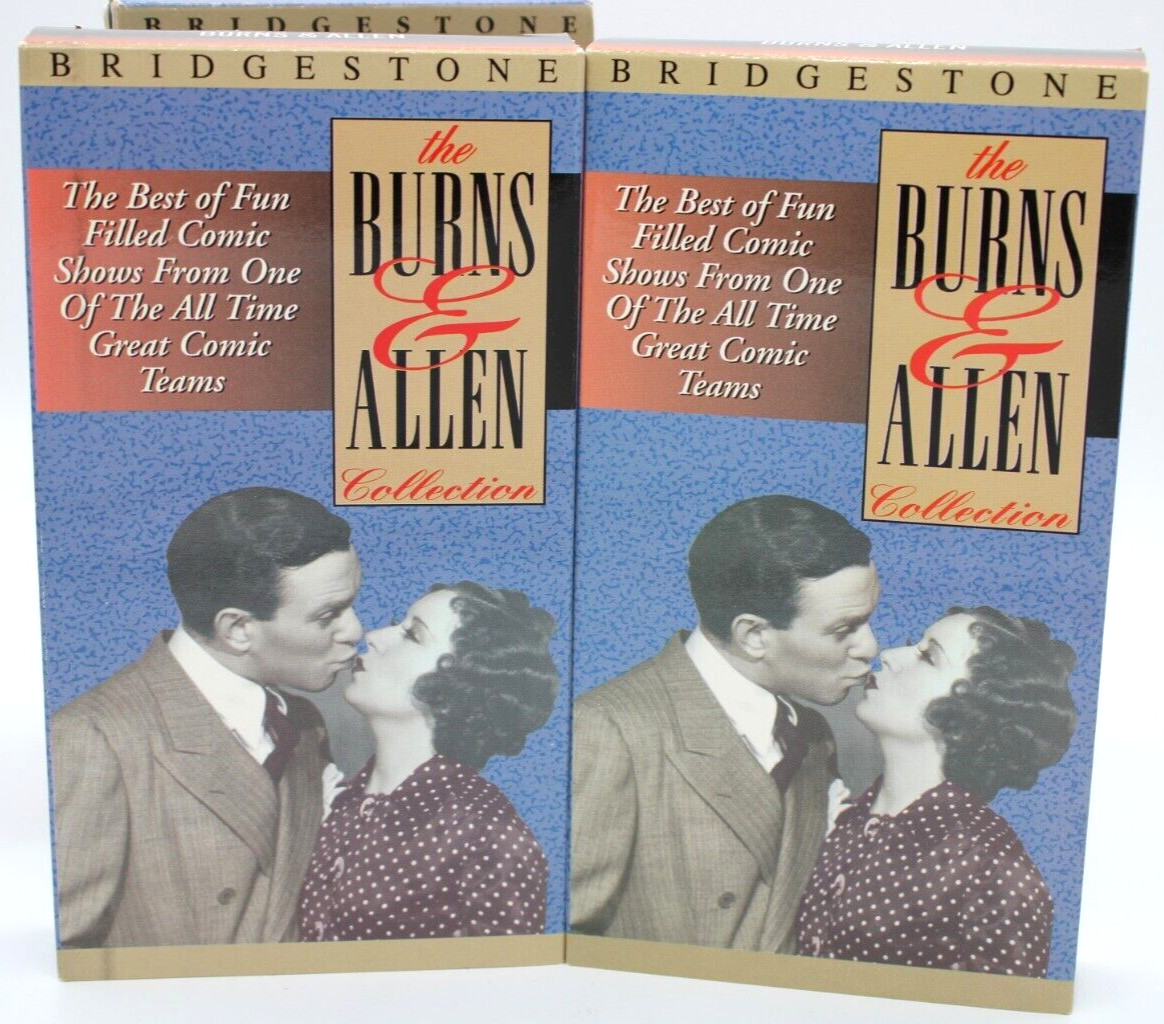 Bridgestone THE BURNS & ALLEN COLLECTION VHS 2 Volumes