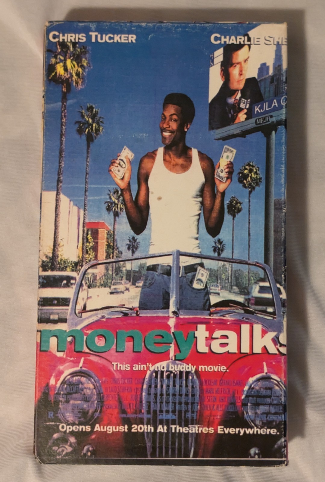 New Line Home Video Money Talks VHS NTSC R Comedy Action Ratner 1997