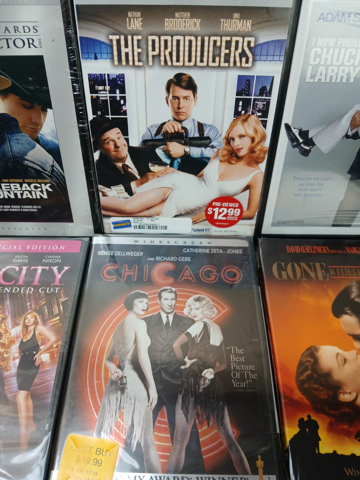 LGBT Classic DVD Lot Brokeback Producers Chicago Sex the City Queer Lot of 6 NEW