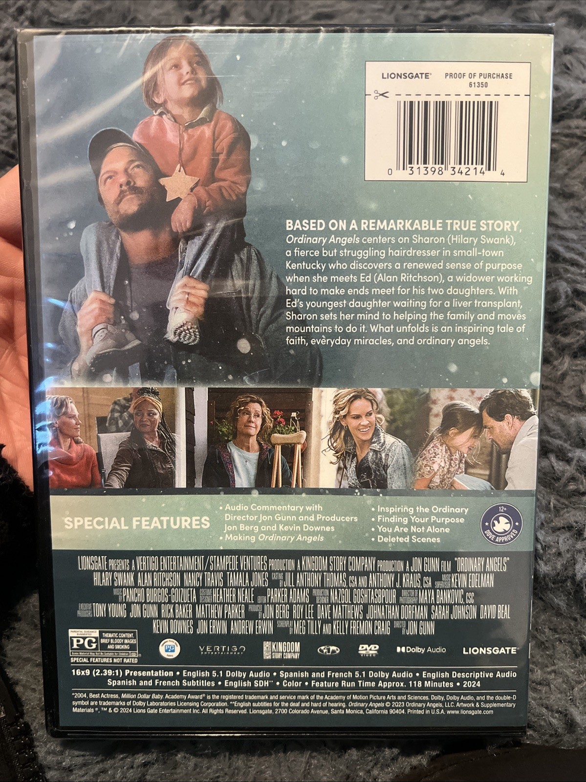 Ordinary Angels (DVD, 2024) A-892