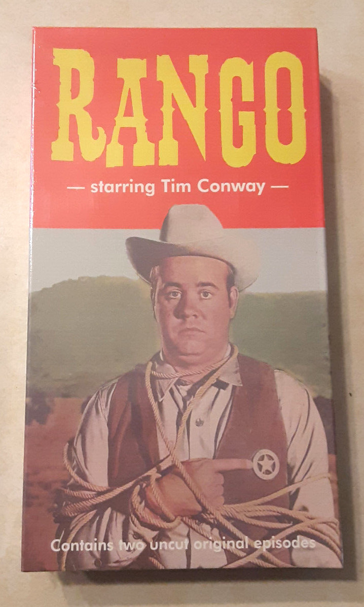 Rango VHS Tape Tim Conway 1967 TV Show Series NEW Never on DVD 2 Uncut Episodes
