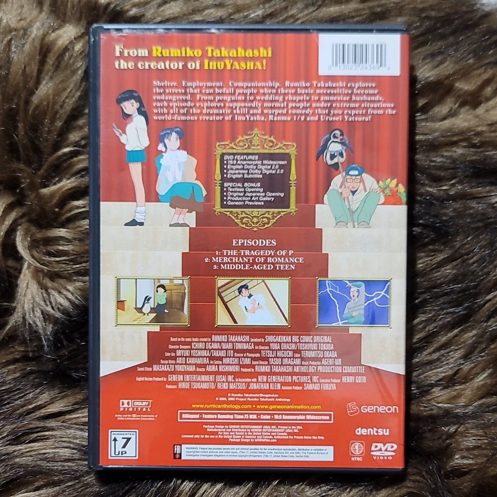 Geneon Rumiko Takahashi Anthology: Primal Needs DVD Widescreen NTSC R1