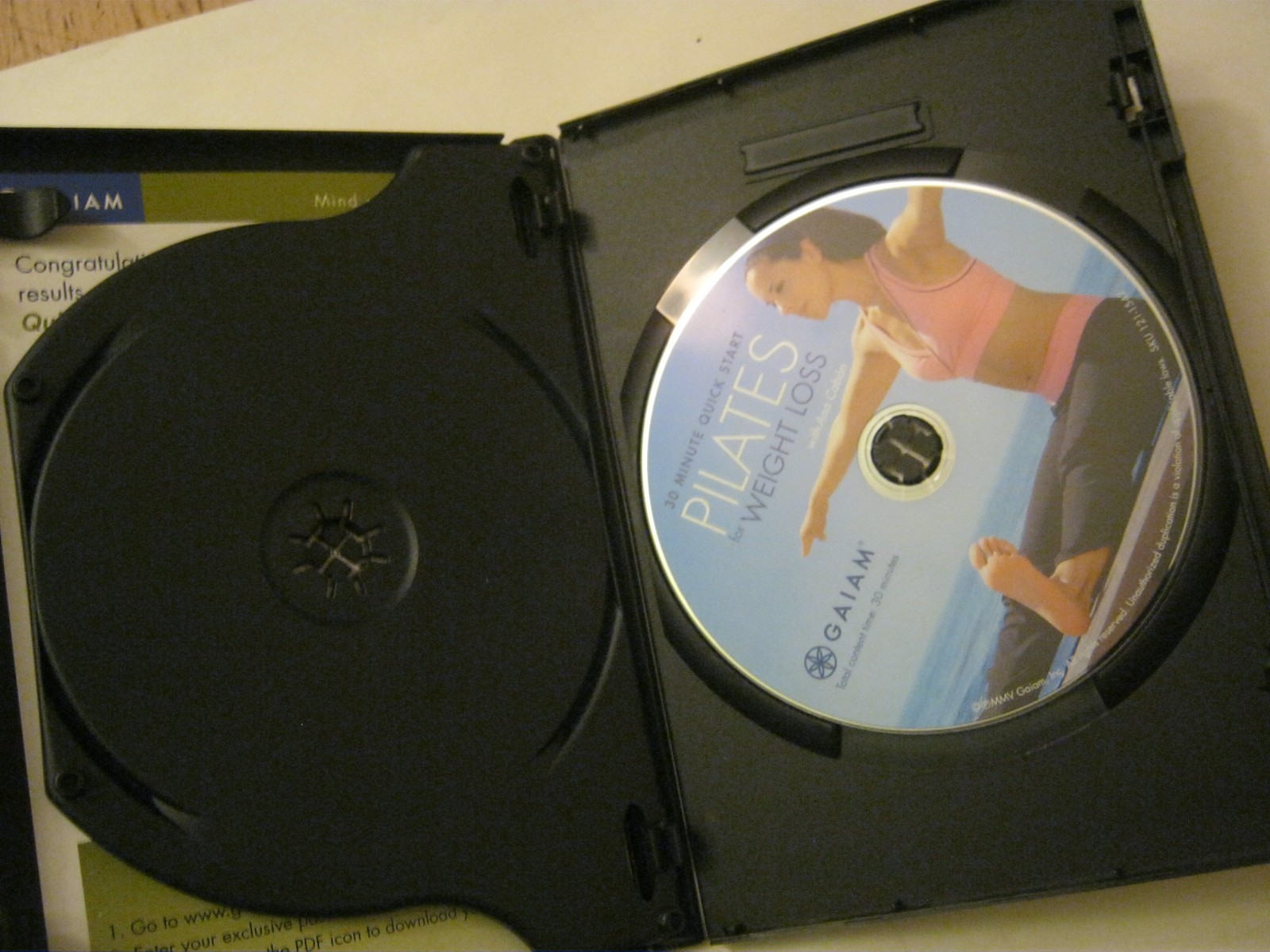 Quick Start Pilates For Weight Loss (DVD and CD 2005) (015-12)