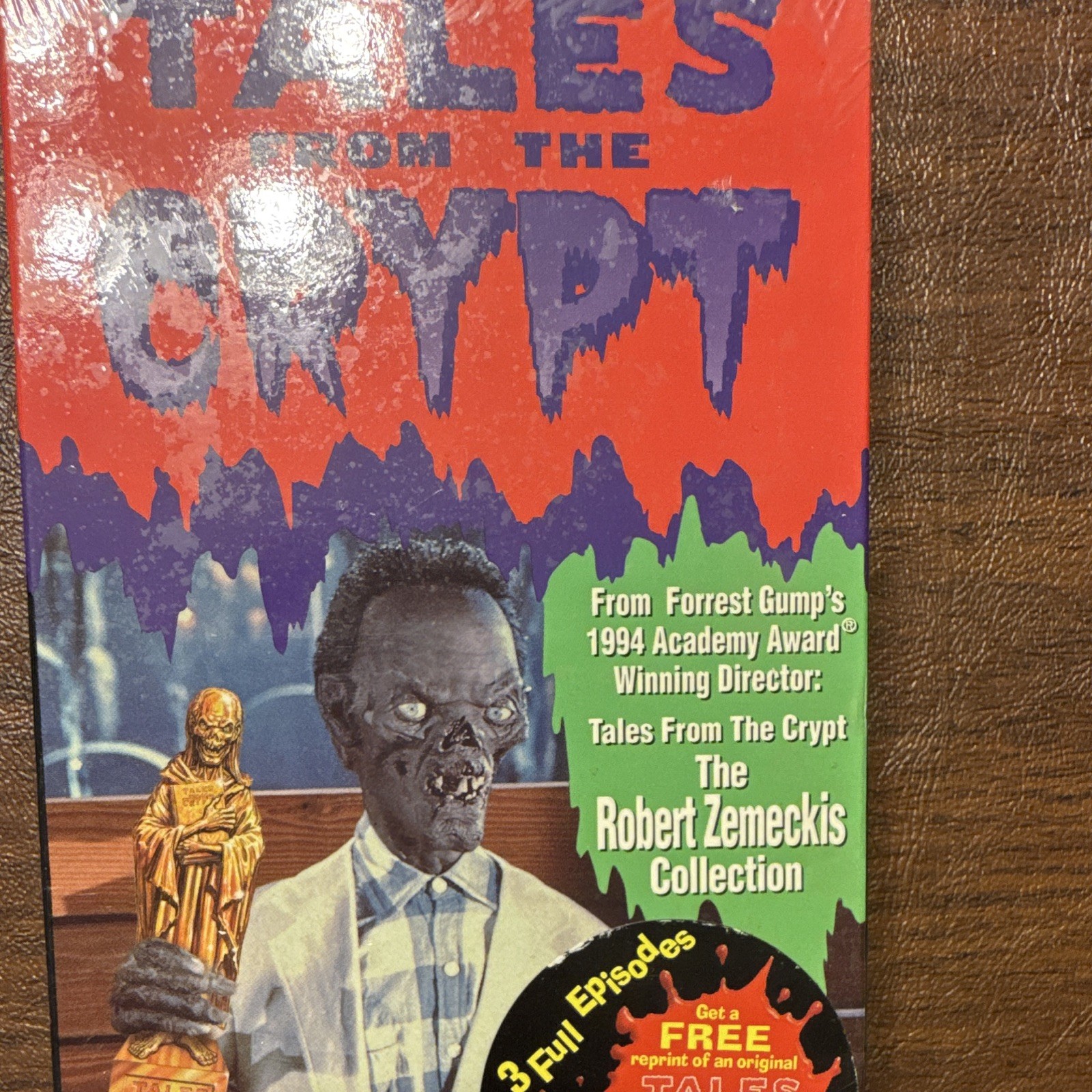 HBO Home Video Tales from the Crypt VHS NTSC NR Horror 3 Eps