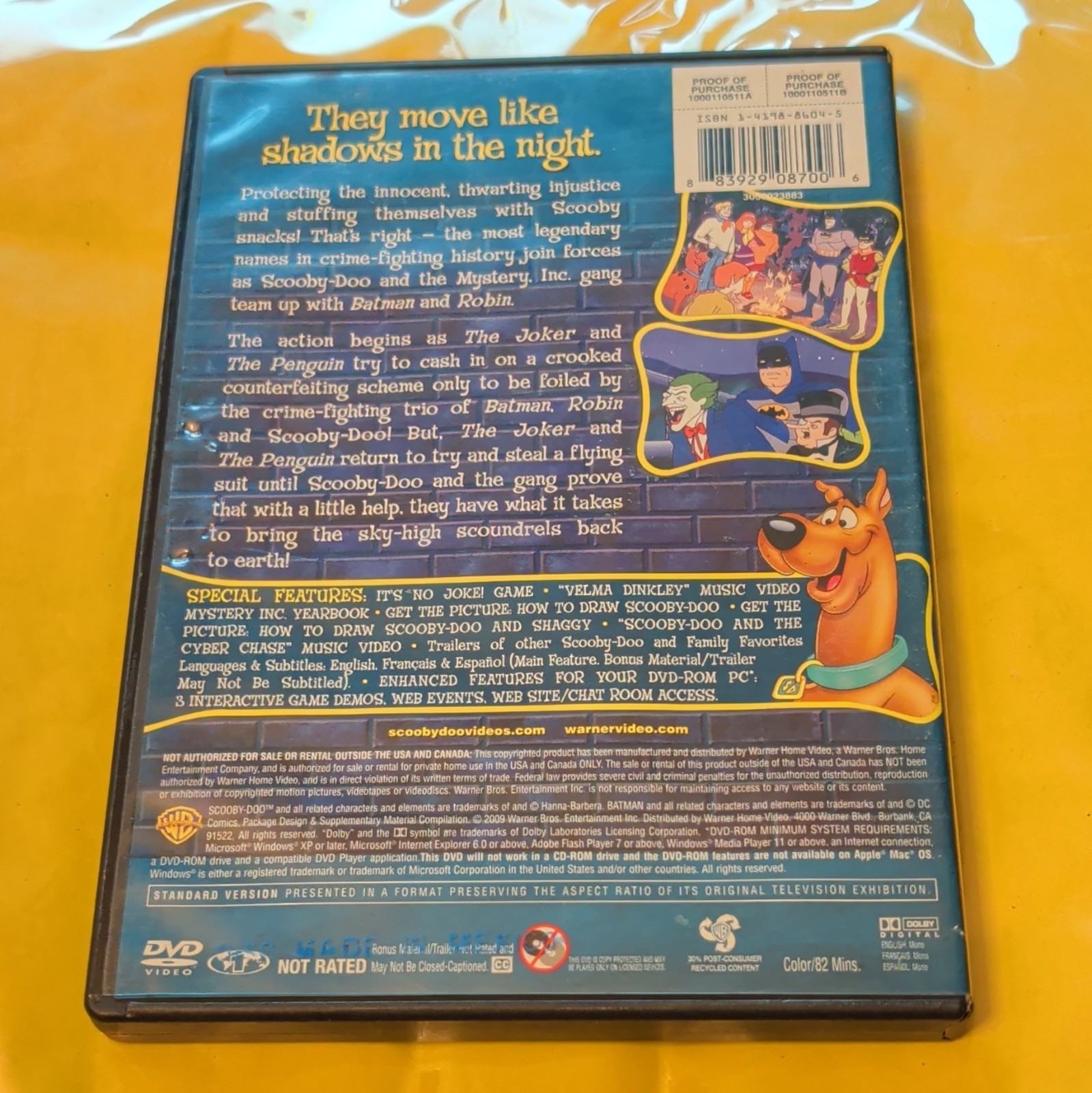 Warner Home Video Scooby-Doo Meets Batman DVD Enhanced Interactive NR 82 Min