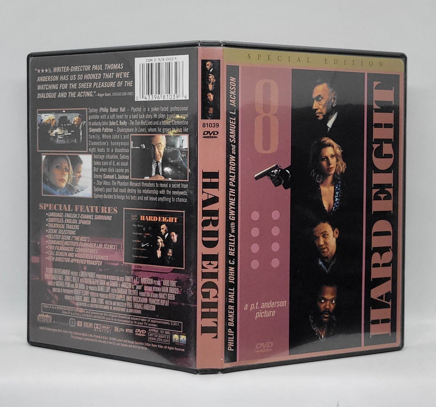Hard Eight (1996) Special Edition DVD w/Chapter Insert! Paul Thomas Anderson OOP