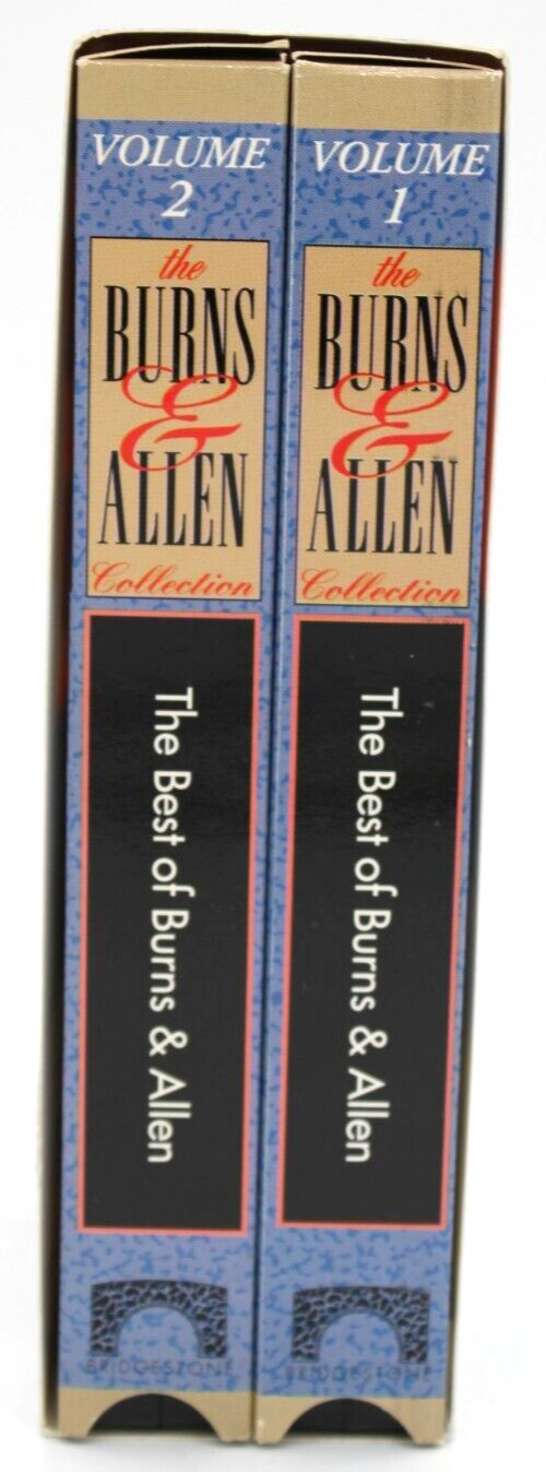 Bridgestone THE BURNS & ALLEN COLLECTION VHS 2 Volumes