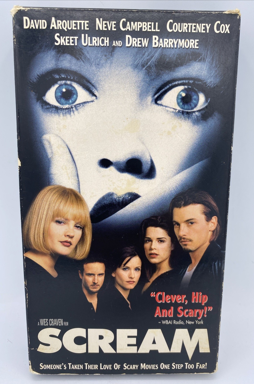 Scream (VHS, 1996, 10499) Wes Craven Horror Slasher GHOSTFACE Drew Barrymore