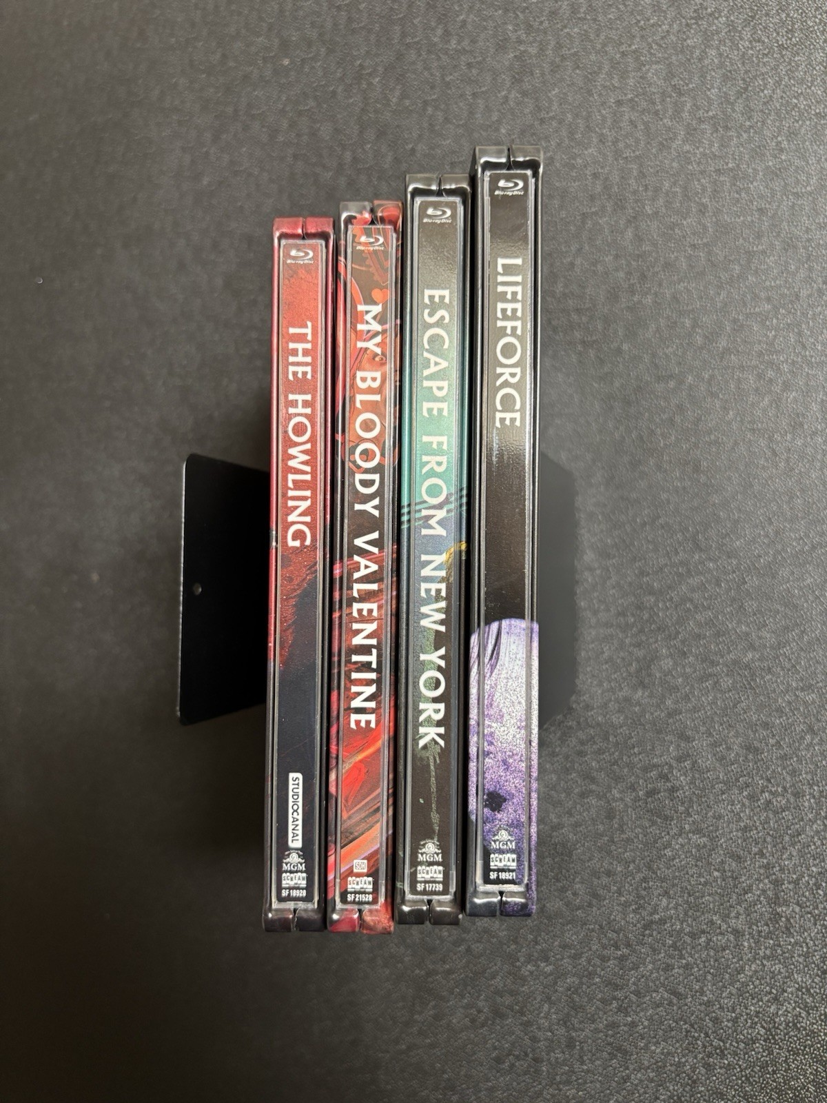 Escape from New York, The Howling, Bloody Valentine, Lifeforce bluray steelbook