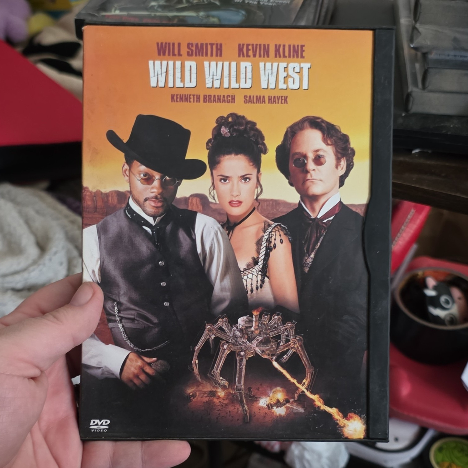 Wild Wild West DVD Movie Will Smith Kevin Kline Salma Hayek Tall/DVD Case