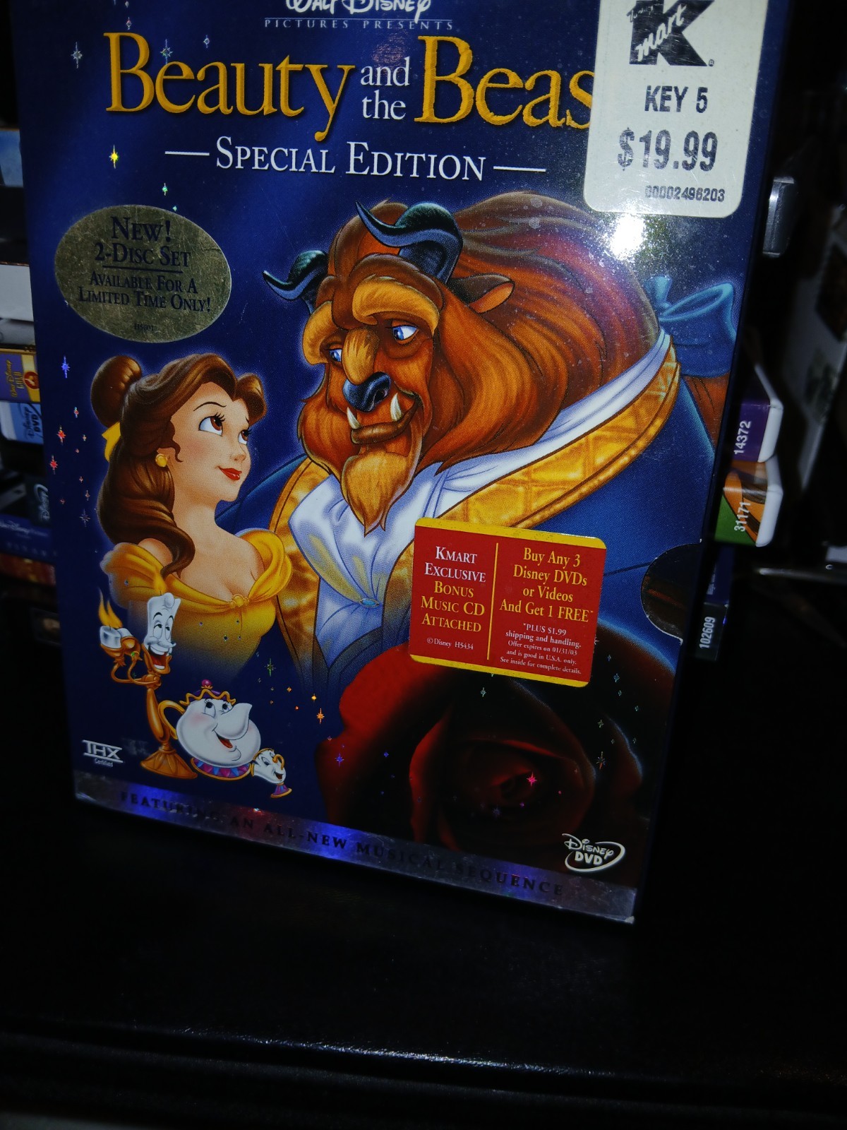 Beauty and the Beast (DVD, 2002, 2-Disc Set, Special Edition)