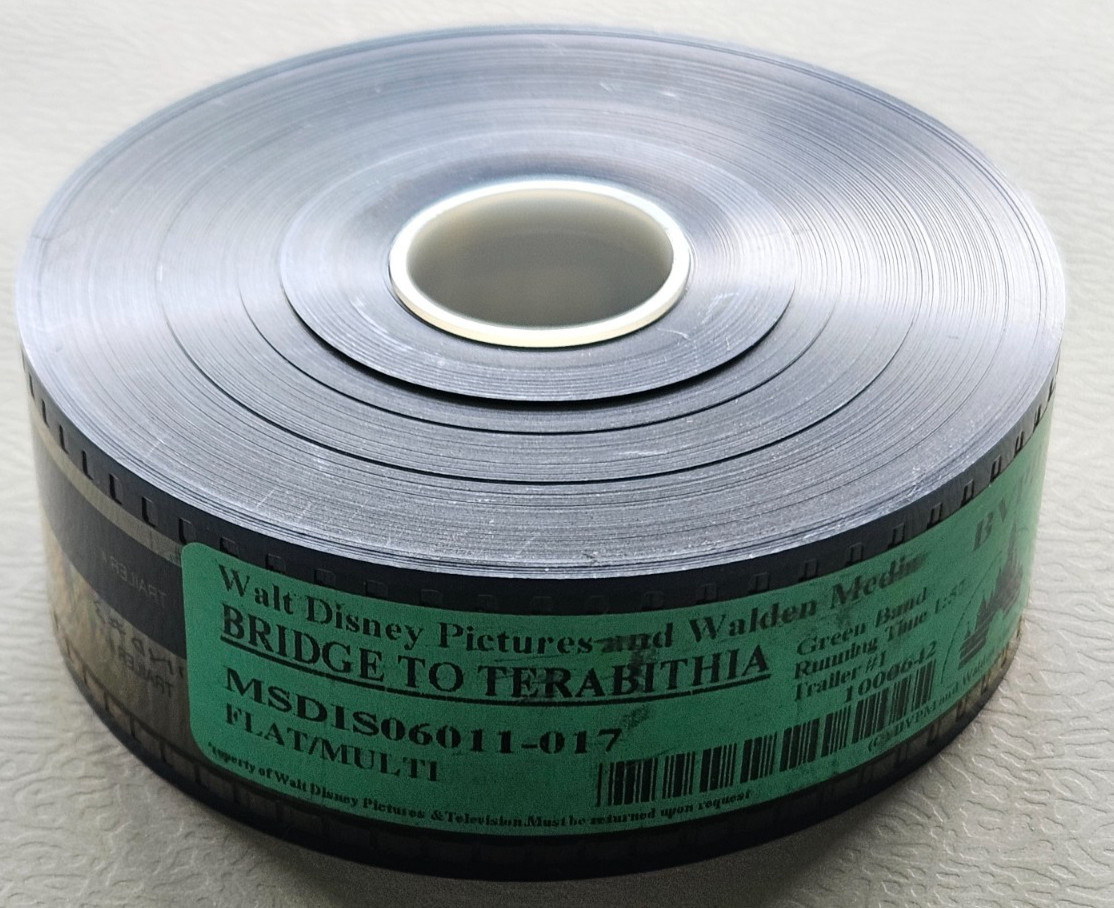 BRIDGE TO TERABITHIA 35mm Green Band Flat #1 Film Movie Trailer Walt Disney