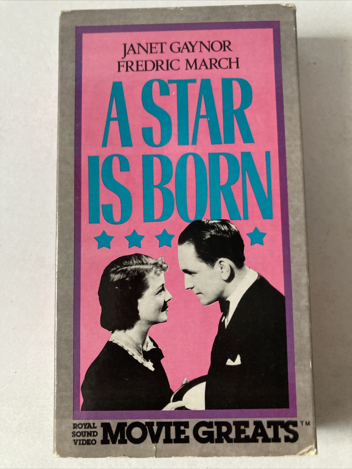 A Star Is Born (1937 version) VHS, Janet Gaynor Fredric March