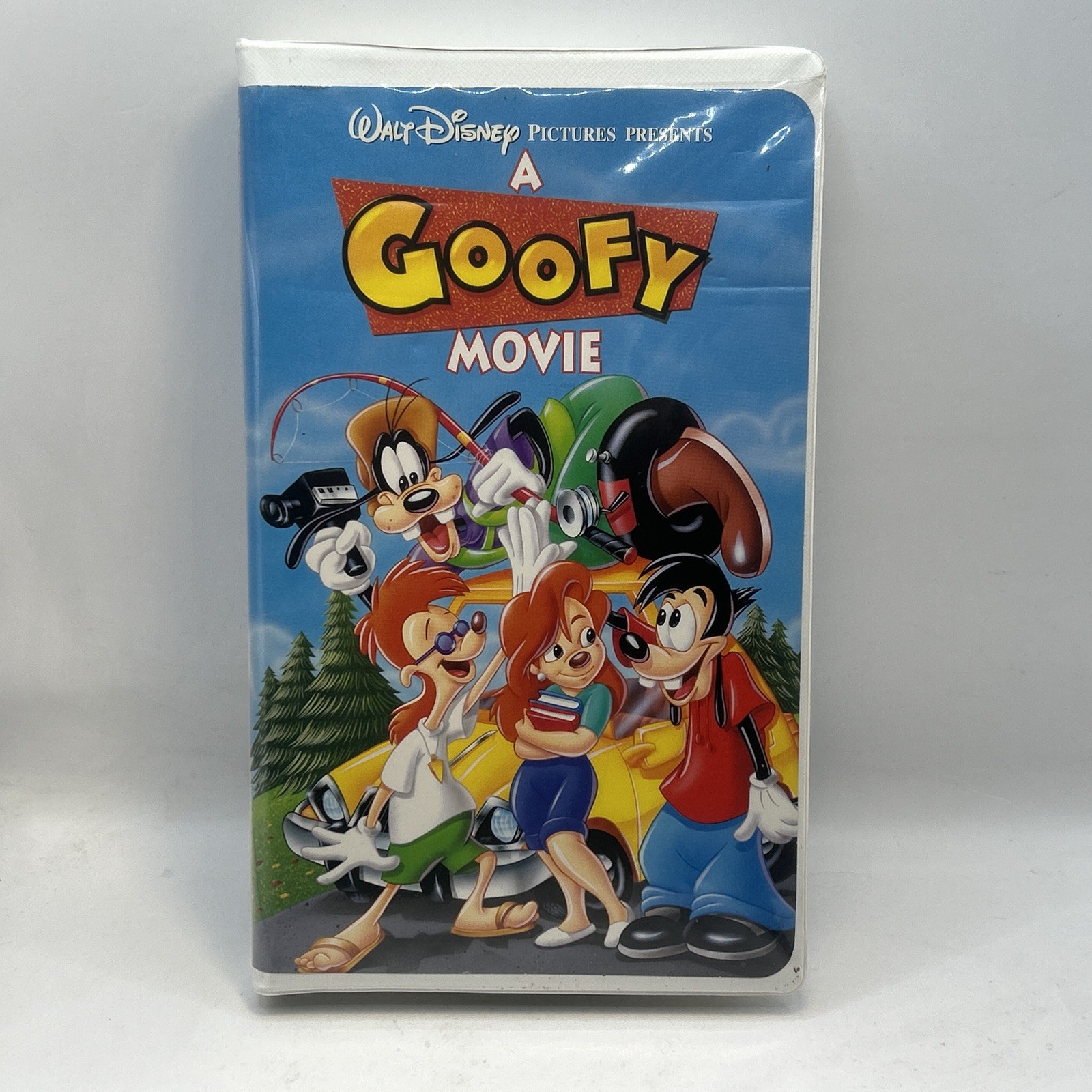 A Goofy Movie VHS 1995 Disney Video Tape Rare Paper Label Clamshell Nearly New!