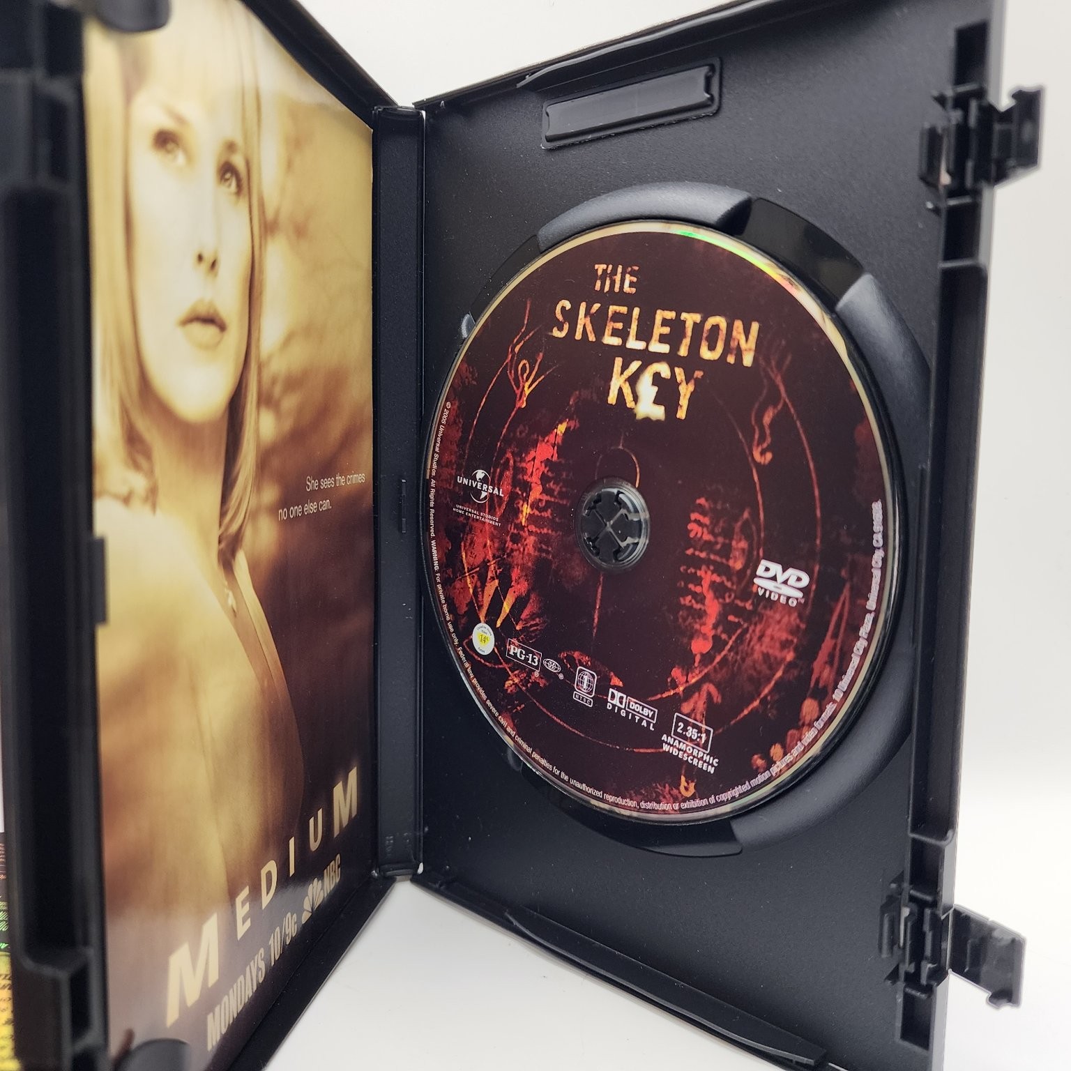 The Skeleton Key DVD 2005 Widescreen Kate Hudson, John Hurt, Gena Rowlands