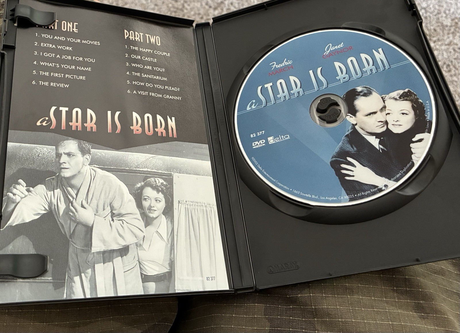 A Star Is Born (DVD, 1937)