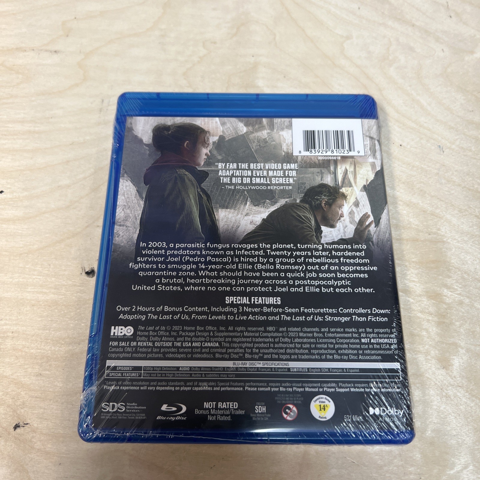 NEW THE LAST OF US (2023) – SEASON 1 – Blu-ray (4 discs / 521 min)