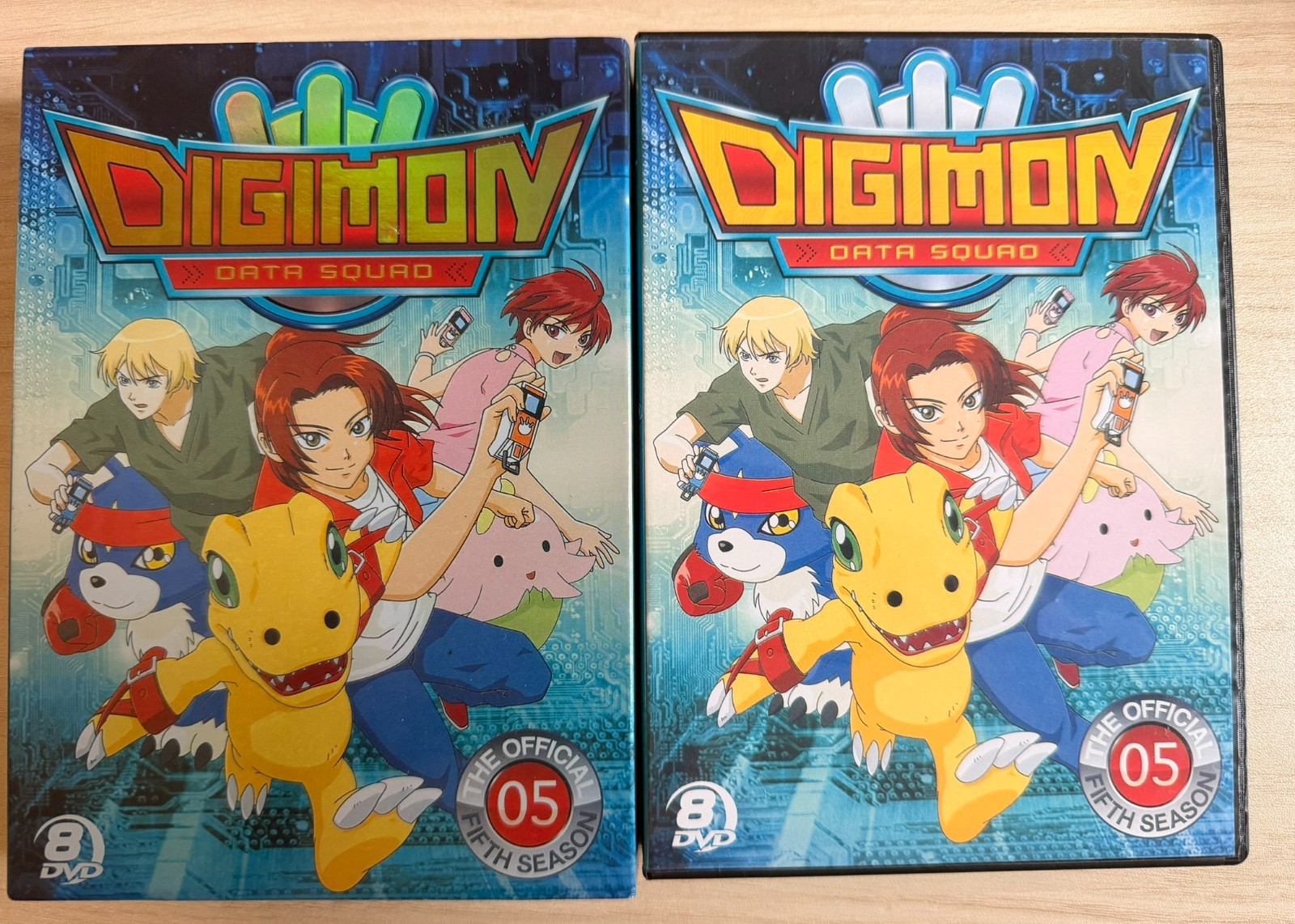 Digimon Data Squad The Official Fifth Season 8-disc DVD Set Toei Rare OOP Anime