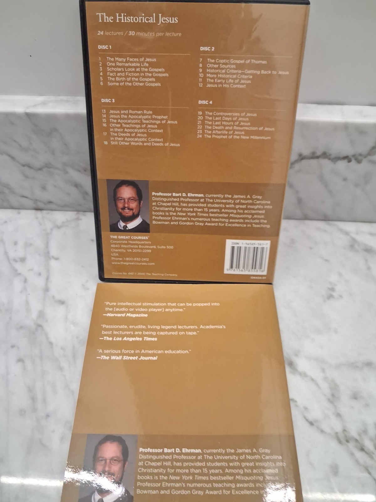 The World of Biblical Israel The Historical Jesus Great courses DVD’s and Books