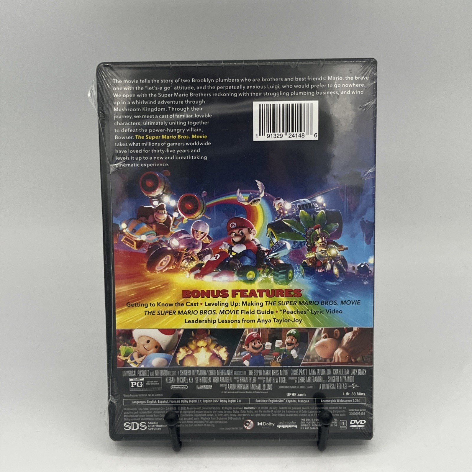 The Super Mario Bros Movie (DVD, 2023, 1-Disc, Power Up Edition)