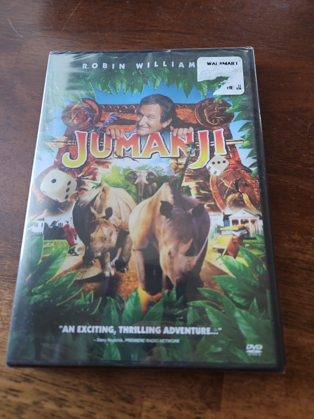 Jumanji DVD 1995 Robin Williams New Sealed An Exciting and thrilling adventure