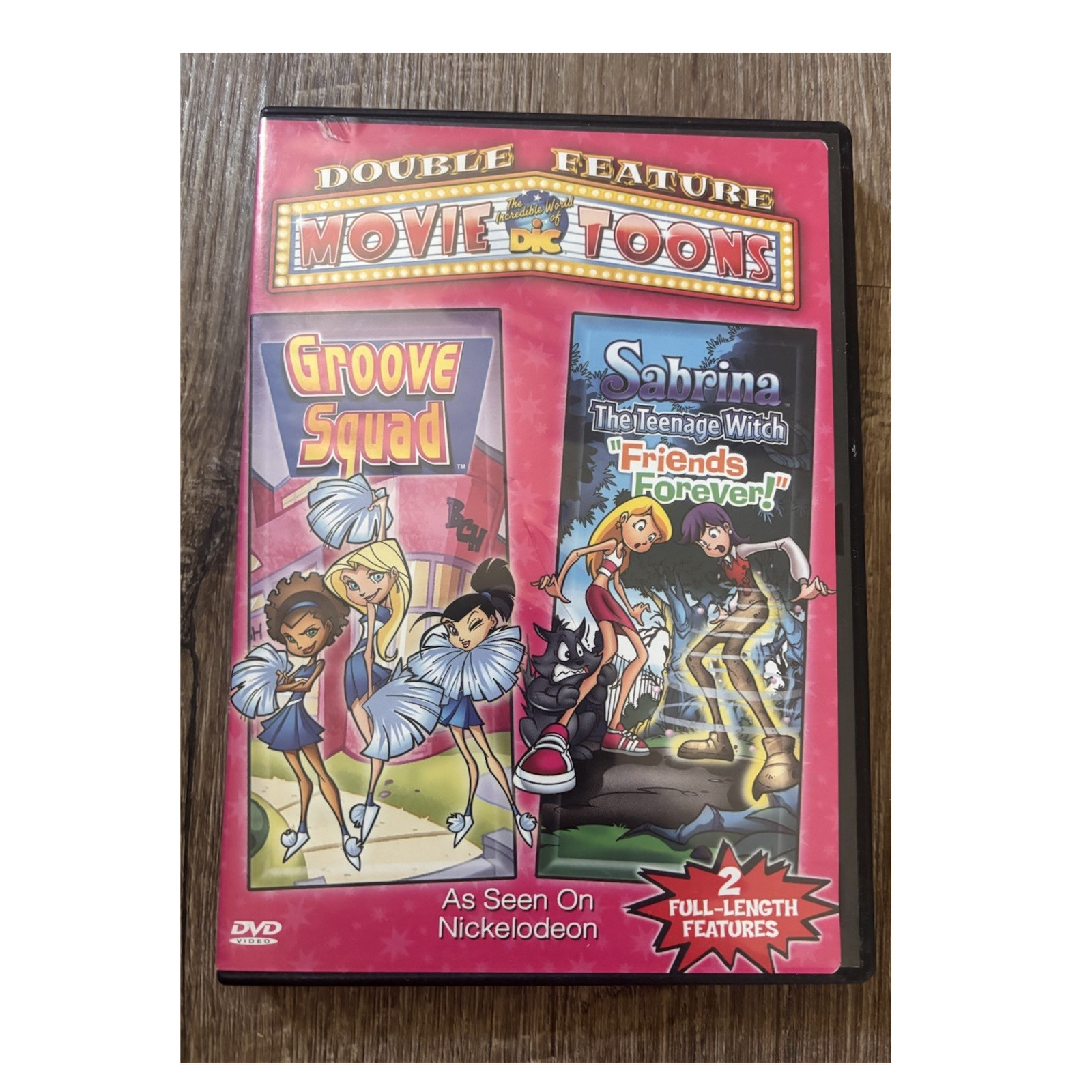 Sabrina Teenage witch cartoon DVD Groove Squad / Sabrina Friends Forever 148min