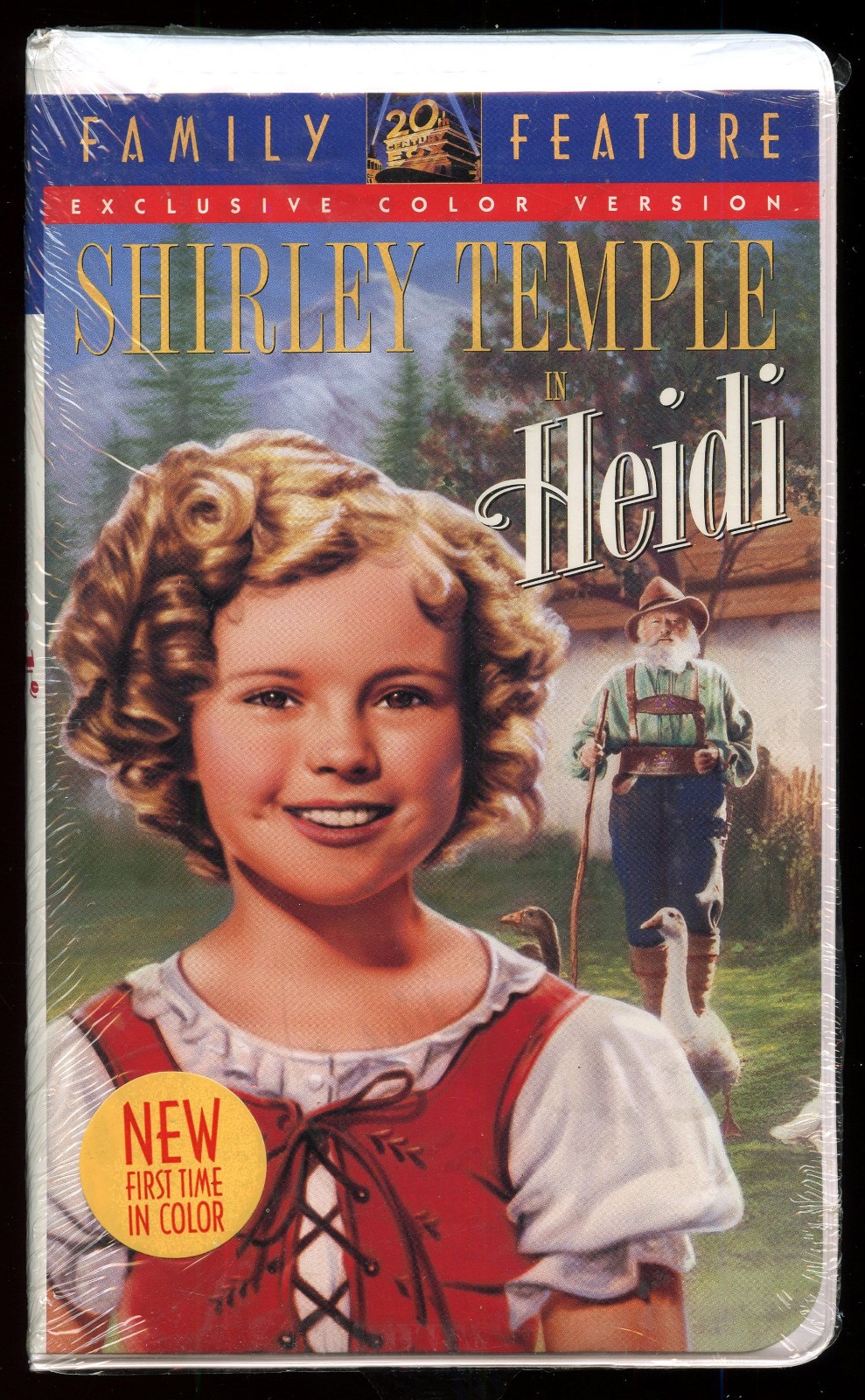 The Shirly Temple Collection Heidi VHS Colorized Version
