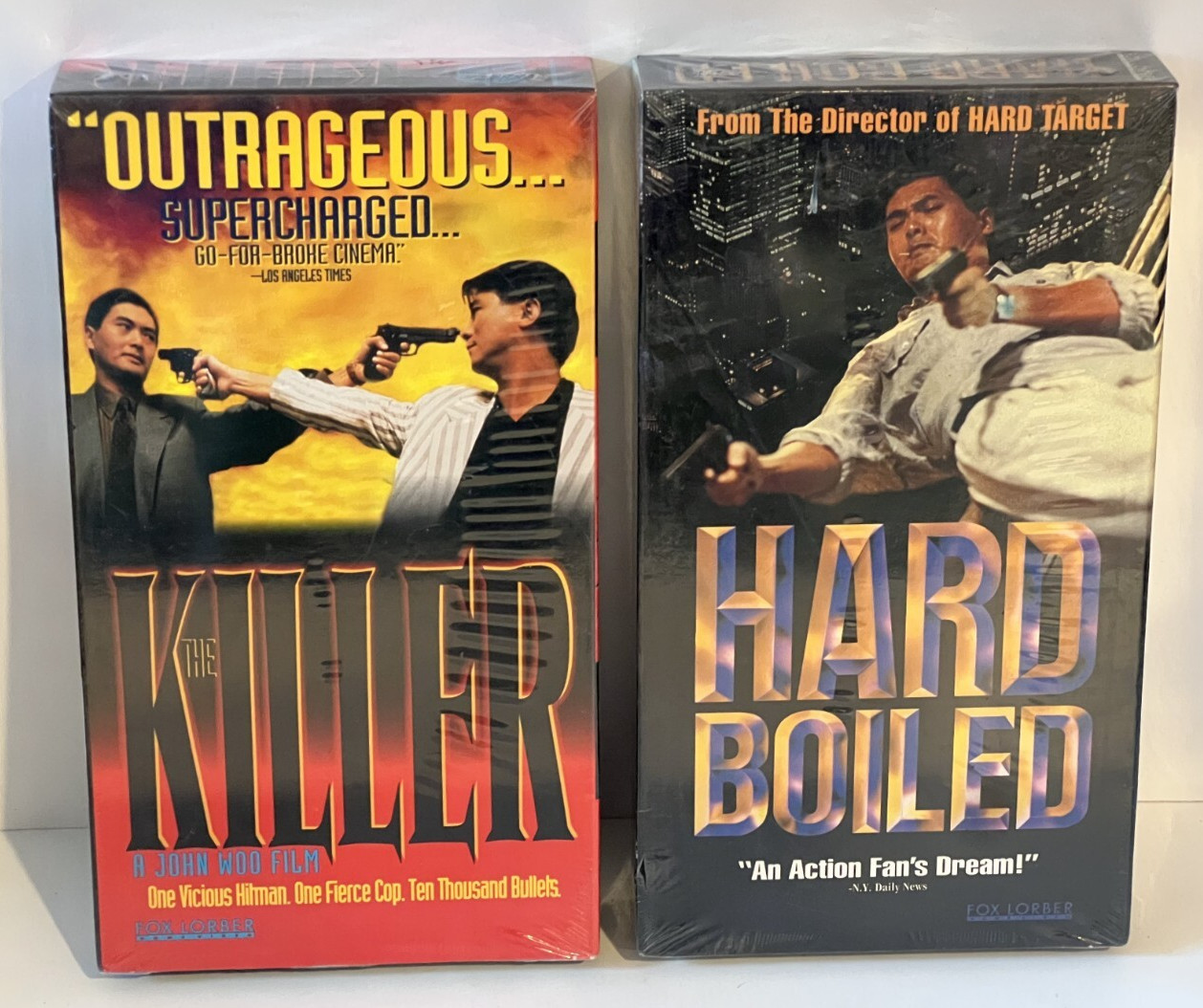 Hard Boiled The Killer New Vhs Chow Yun-Fat John Woo Collection