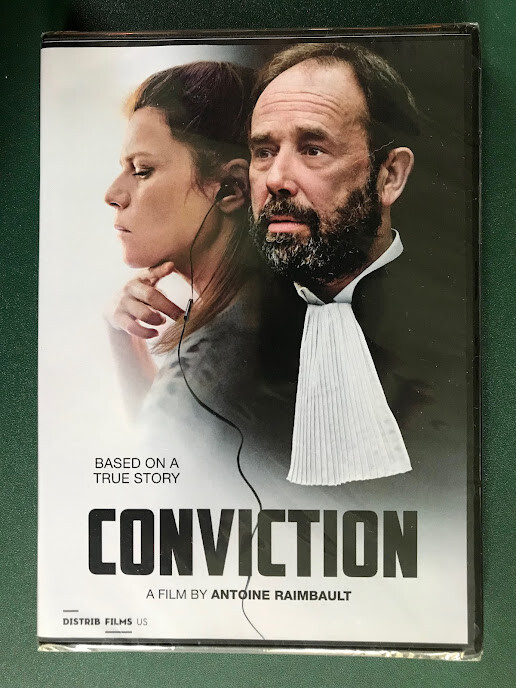 Conviction (DVD) 2019 French courtroom thriller, MINT, NEVER OPENED, Ohio seller