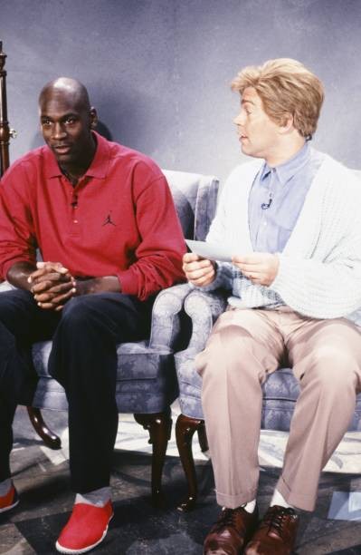 Michael Jordan Al Franken as Stuart Smalley during the ‘Daily Affi- Old Photo 2