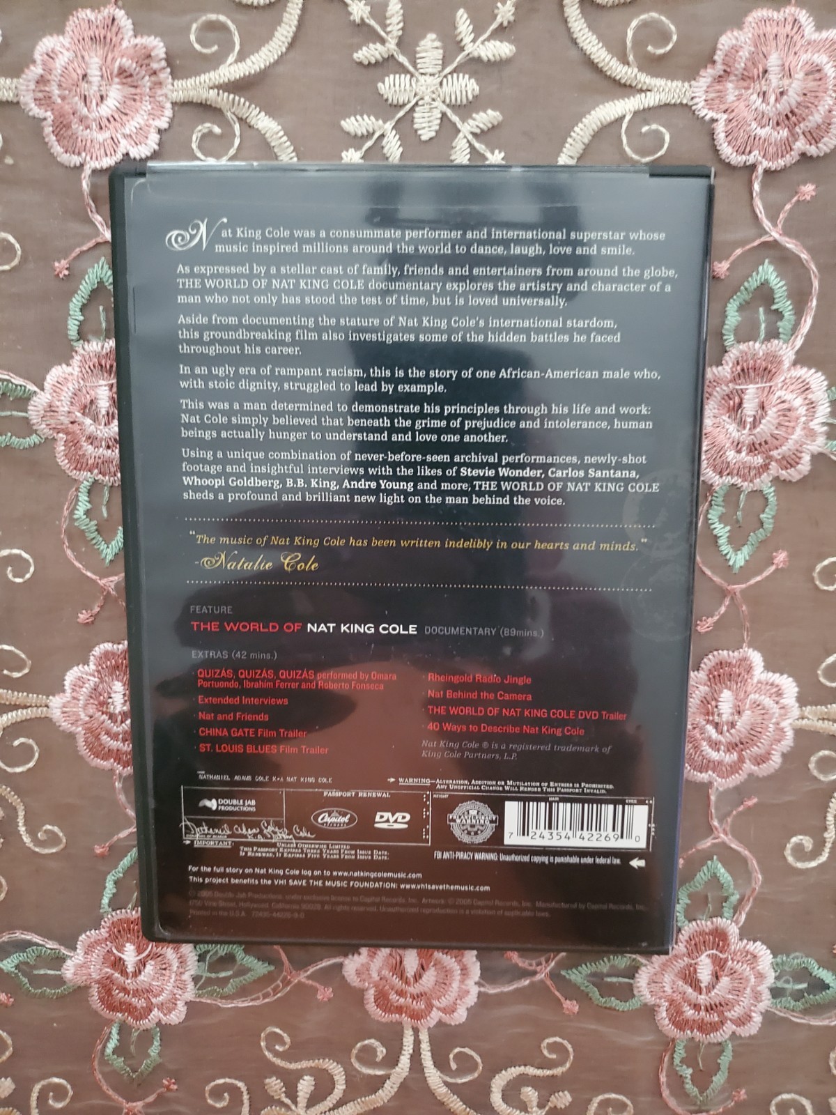 The World Of Nat King Cole (DVD) Like New