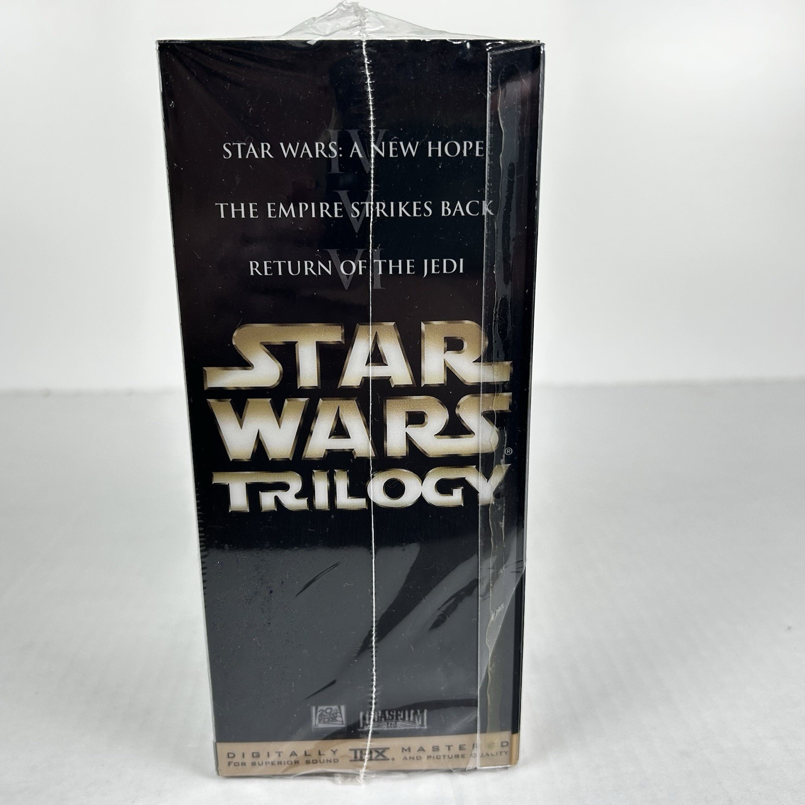 STAR WARS Original Trilogy NEW/SEALED Digitally Remastered VHS Box Set 2000