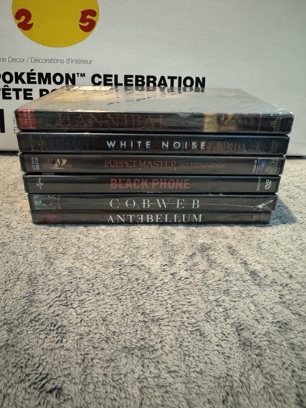 Sealed Horror DVDs – Lot Of 6 Sealed – Hannibal, Cobweb, Black Phone
