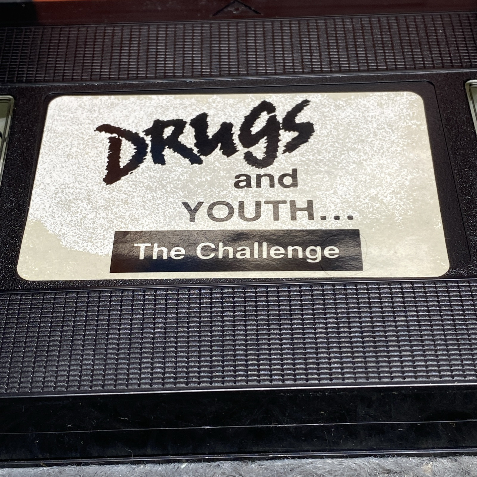 Drugs and Youth The Challenge VHS Tape NBC Michael Gross Educational Program
