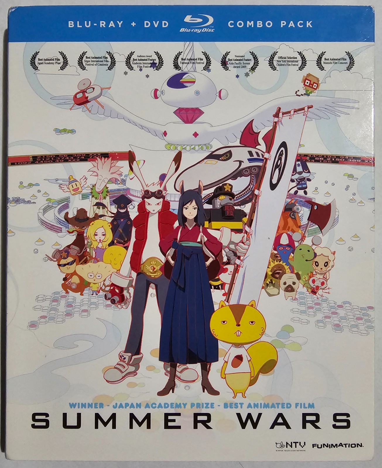 Summer Wars Movie Blu-ray & DVD with Slipcover