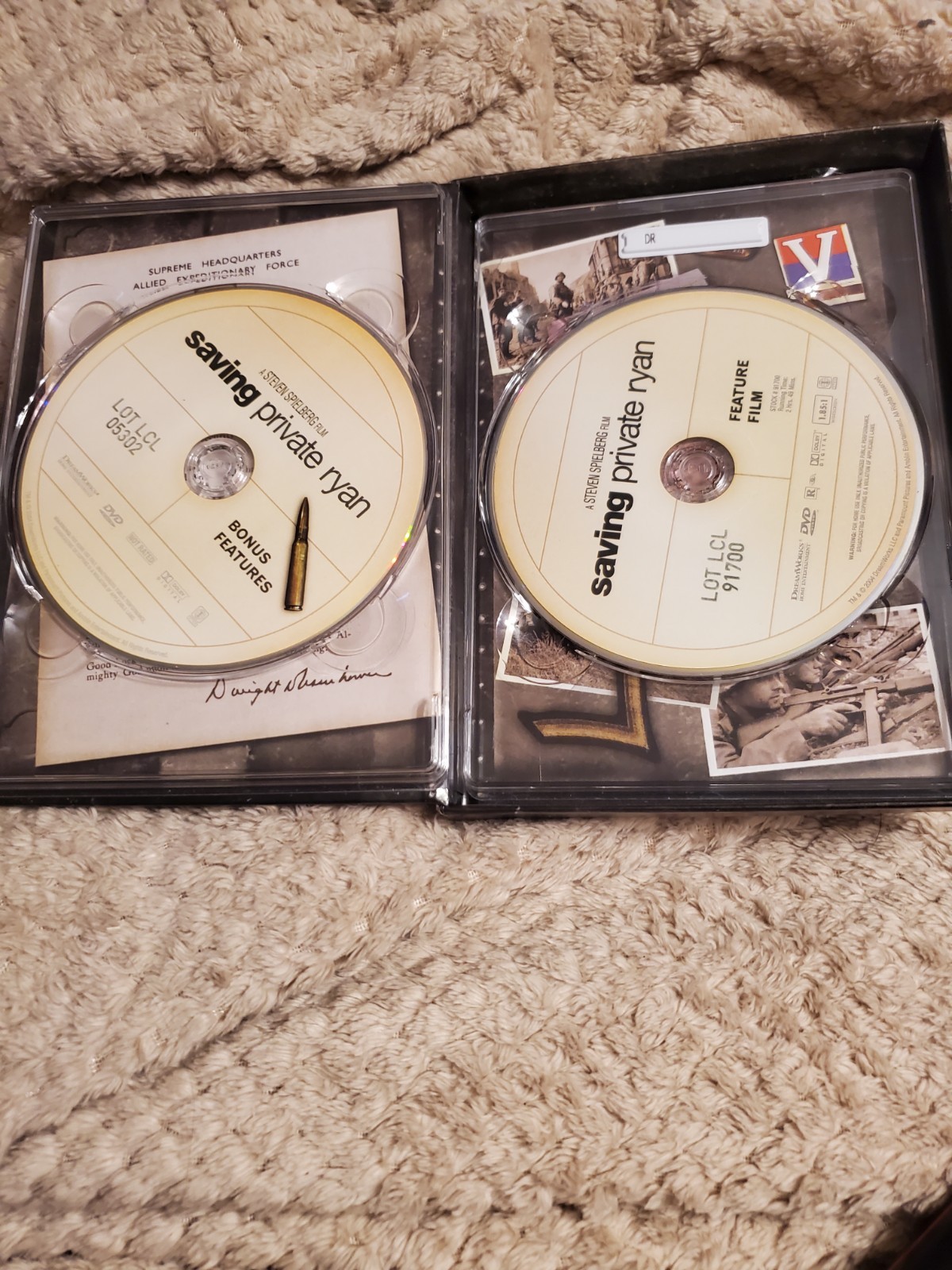 Tom Hanks 2 Movies Saving Private Ryan Box English And Forrest Gump In Spanish