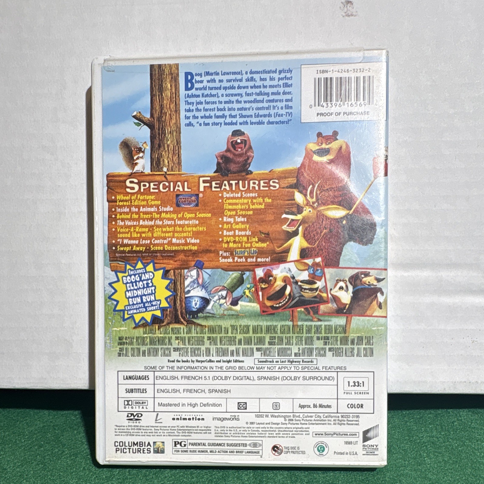 Columbia Pictures Open Season DVD Full Screen Special Edition PG 86min