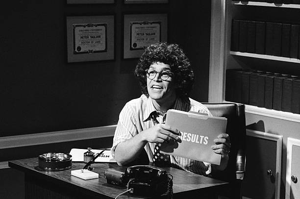 SNL Al Franken during ‘The Franken and Davis Show’ 1978 TV Old Photo 2